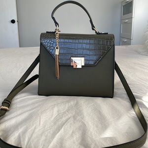 Dune London purse. Dark/army green